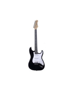 Chitarra Elettrica Solid Body – Eko ST 100 Black, Stile Strat per Principianti-paradisesound.it