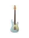 Chitarra Elettrica Solid Body – Eko Aire Relic Daphne Blue, Stile Vintage-paradisesound.it