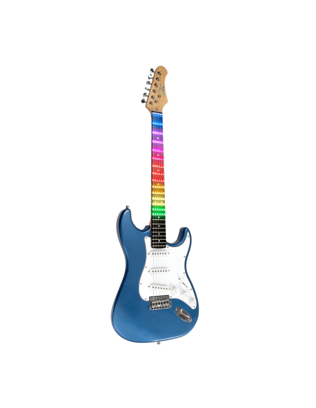 Chitarra Elettrica Solid Body – Eko S-300 Metallic Blue Visual Note, Design Moderno-paradisesound.it