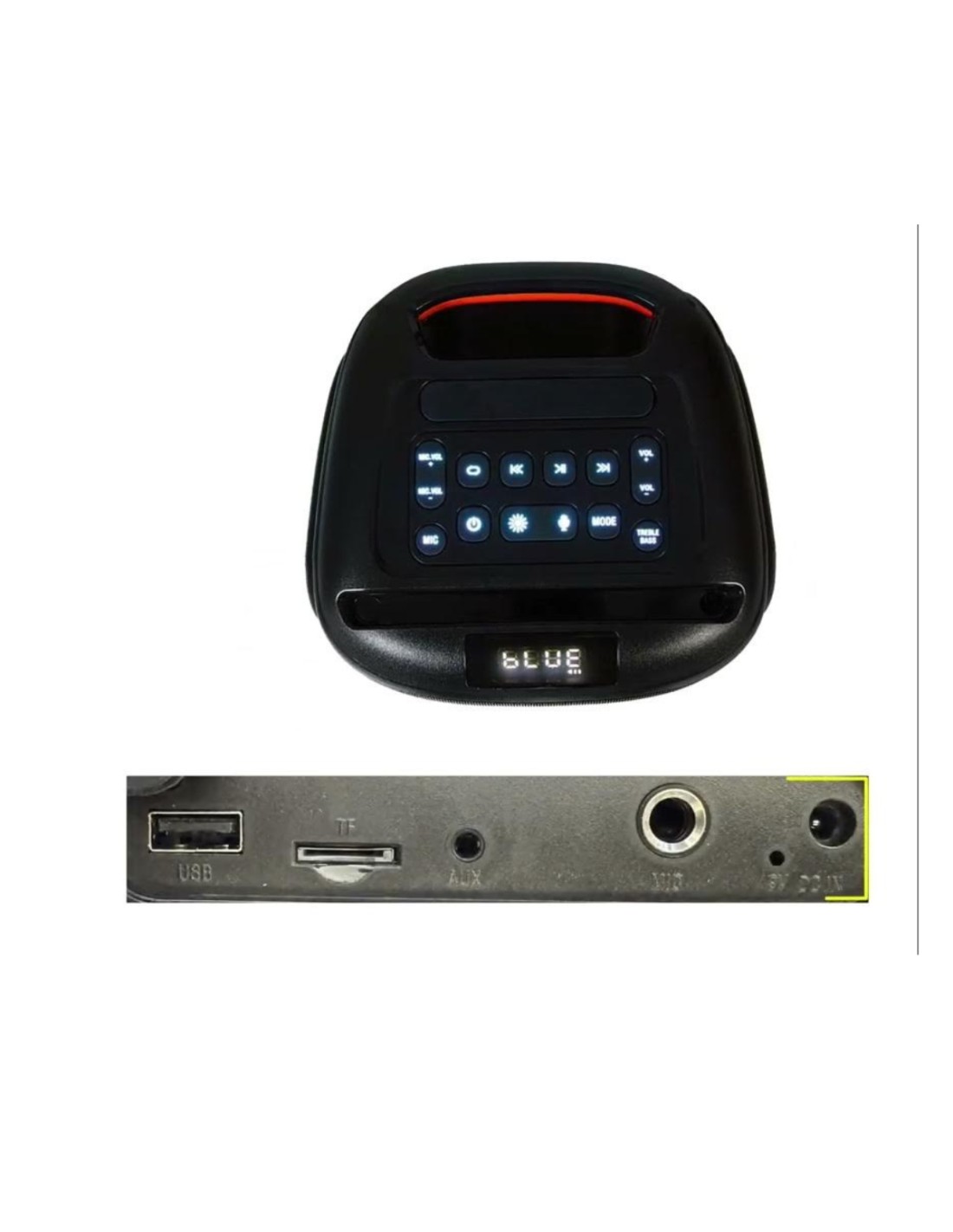 Speaker DJ Party Audio Design DJ 107 – 90W a Batterie-paradisesound.it