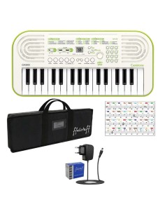 Tastiera Portatile 32 Tasti – Casio SA‑50 Pack con Borsa, Alimentatore e Sticker-paradisesound.it