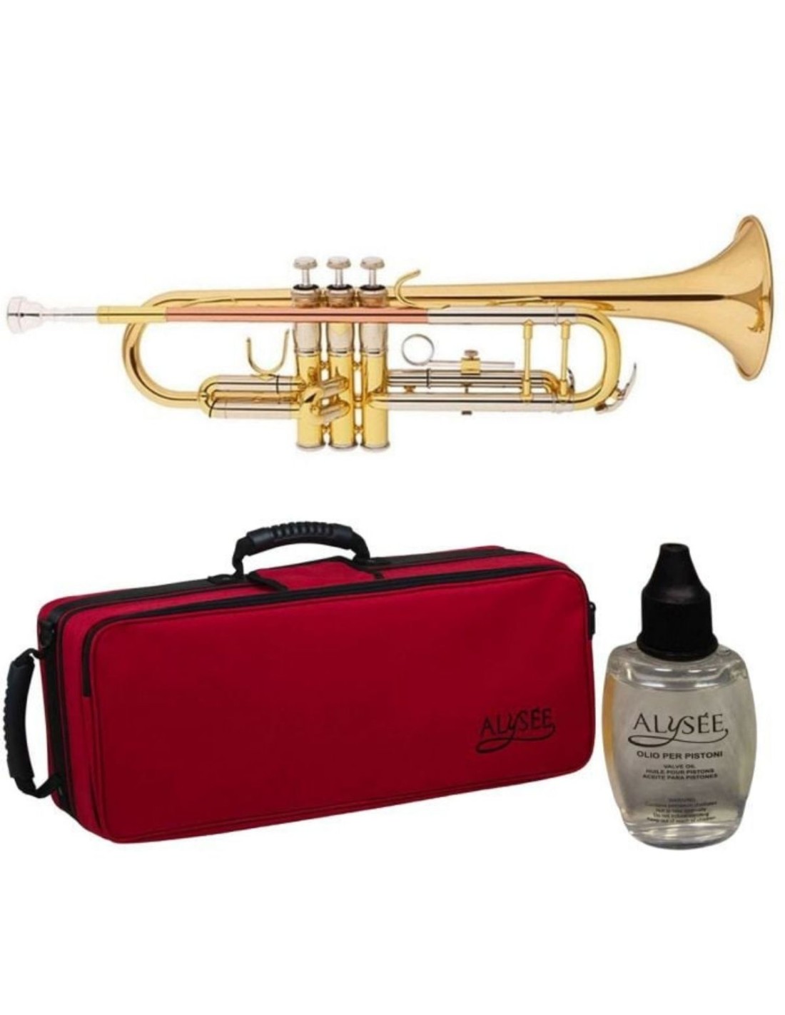 Tromba Alysee TR 4333 in Sib Laccata con Astuccio-paradisesound.it