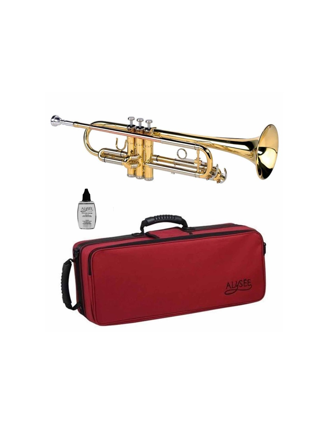 Tromba Alysee TR 6333 in Sib Laccata con astuccio