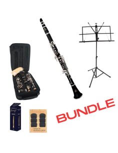 Bundle Clarinetto Soundsation SCL 10e Sib con Ance, Leggio e Salvabecco-paradisesound.it