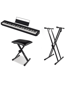 Casio CDP-S110 Pianoforte digitale con Supporto e Panchetta-paradisesound.it