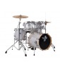 SET BATTERIA STANDARD CON HARDWARE - PIATTI - SGABELLO - E BACCHETTE. SILVER SPARKLE paradisesound strumenti musicali on line