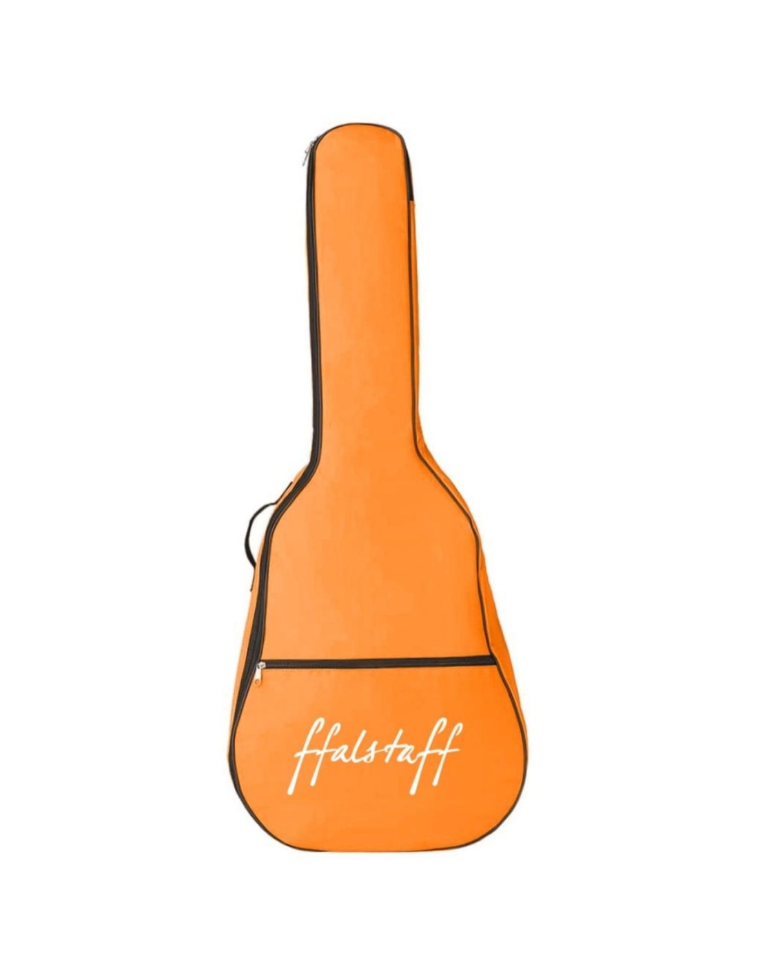 Borsa per Chitarra Classica 4/4 ffalstaff con 2 tracolle uso zaino e tasca porta accessori arancione