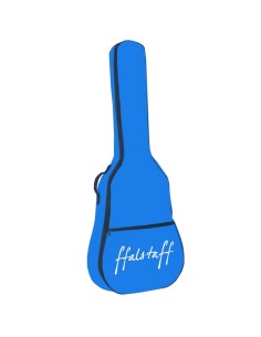 Borsa per Chitarra Classica ffalstaff  4/4 con 2 tracolle uso zaino e tasca porta accessori azzurra