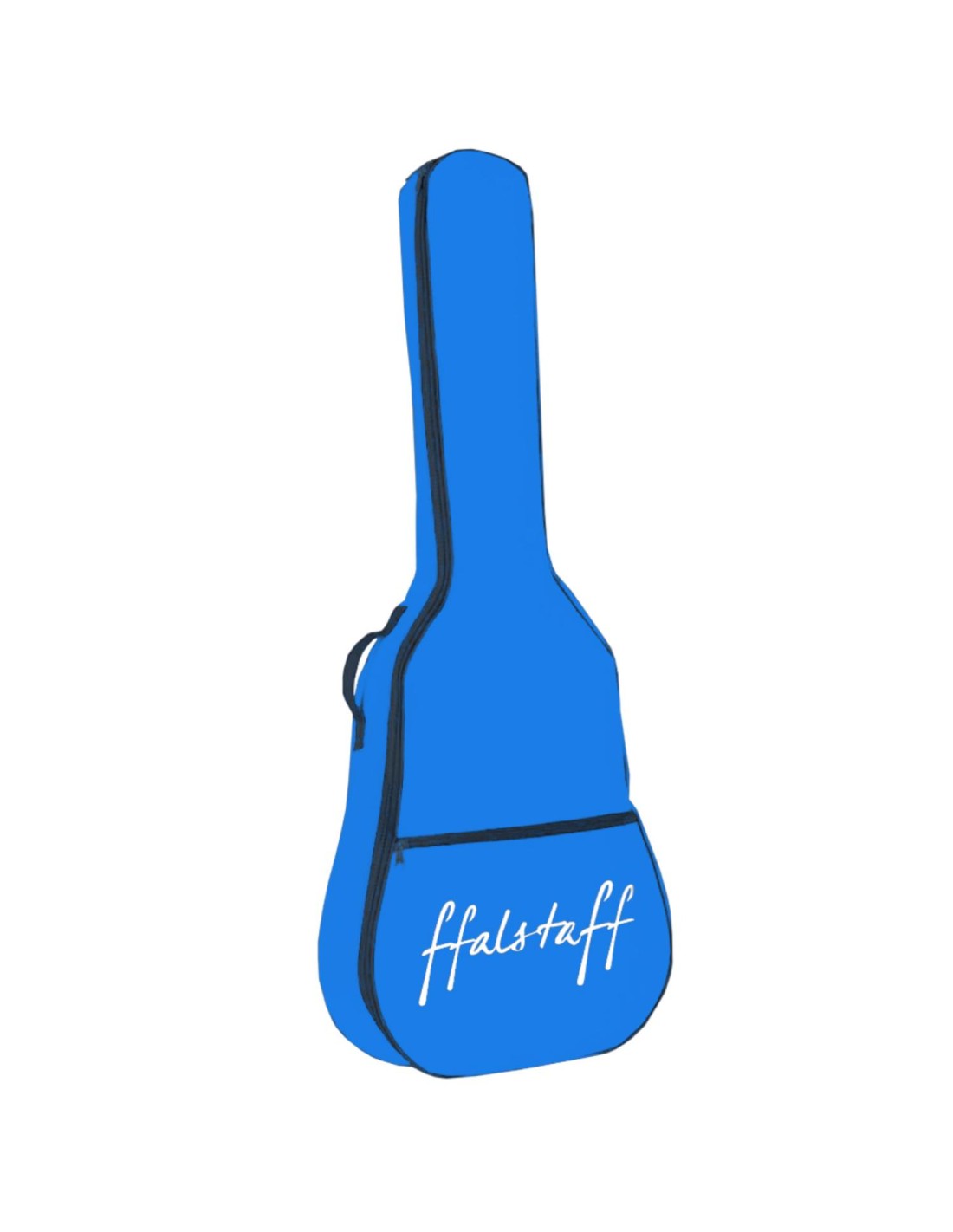 Borsa per Chitarra Classica ffalstaff  4/4 con 2 tracolle uso zaino e tasca porta accessori azzurra