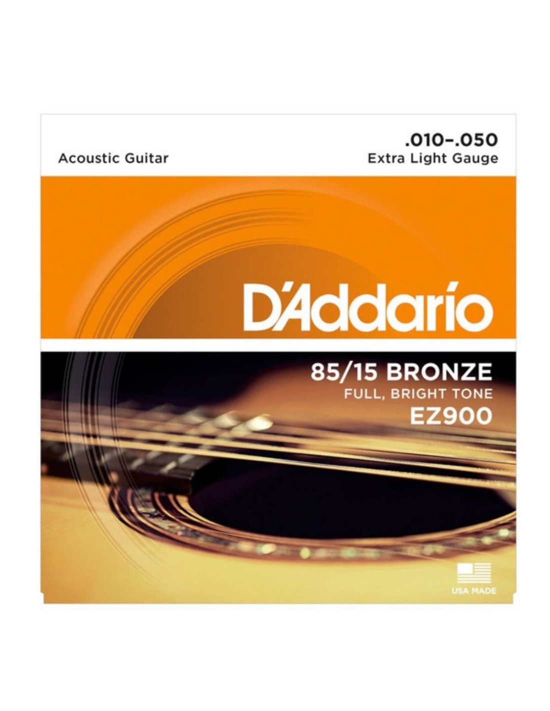 Muta D'ADDARIO per Chitarra Acustica 10/50 American Bronze Extra Light