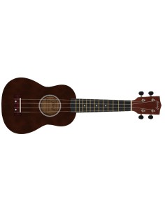 Ukulele Soprano ffalstaff Superior Satinato con borsa Marrone