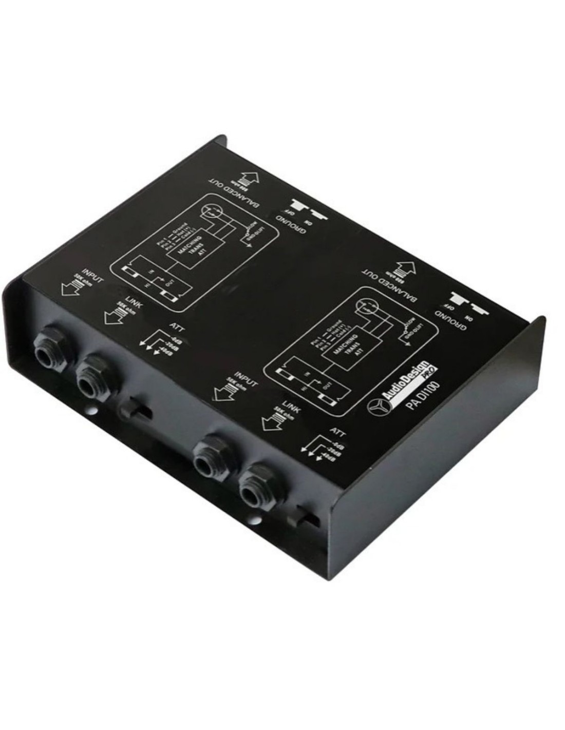 DI Passiva a 2 canali Audio Design PA DI 200