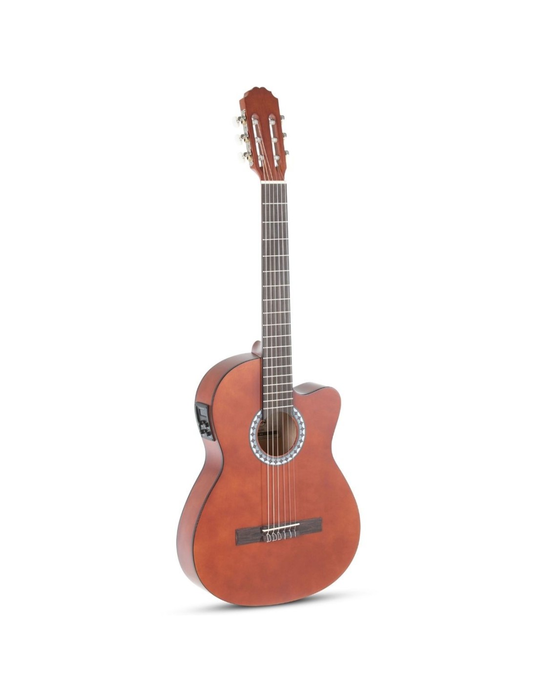 Chitarra Classica Elettroacustica PURE GEWA Basic Noce – Con EQ 4 Bande e Accordatore, Ideale per Studio-paradisesound.it