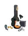 Chitarra Elettrica Gewa RC‑100 Guitar Pack – 3‑Tone Sunburst, Kit Completo-paradisesound.it