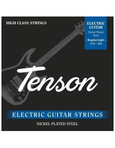 Corde per chitarra elettrica Tenson Nickel 10-46, Regular Light