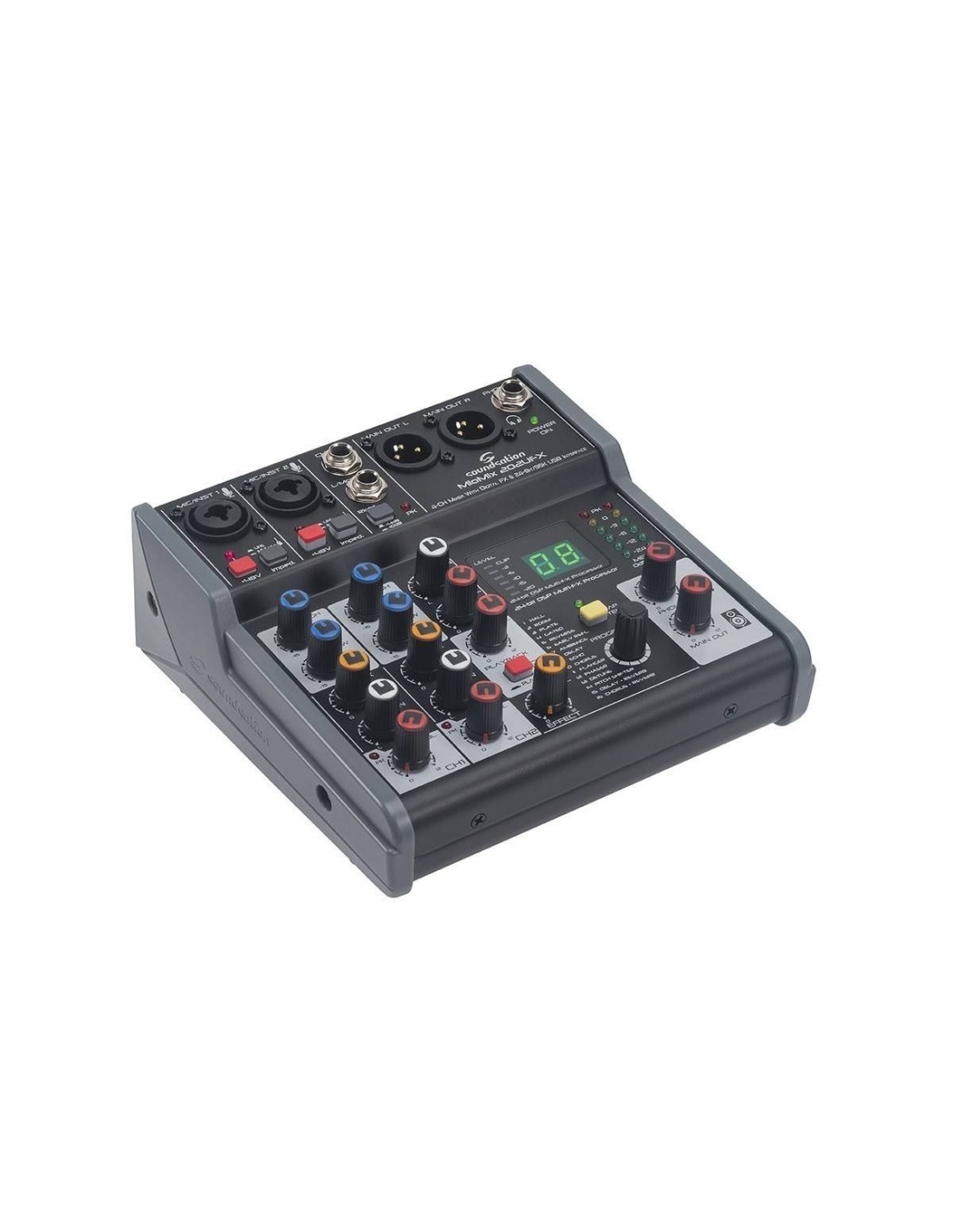 Mixer Soundsation MIOMIX 202 UFX Con Effetto USB-paradisesound.it