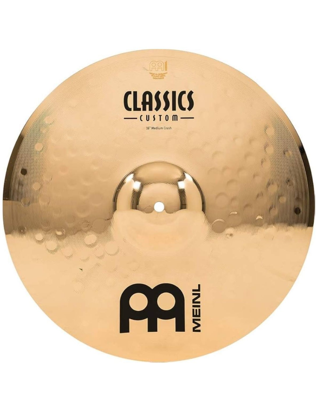 Meinl CC16MC‑B 16″ – Classics Custom Brilliant Medium Crash-paradisesound.it