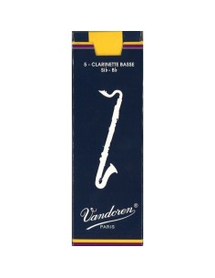 5 Ance Clarinetto Basso Vandoren Traditional n.3,5