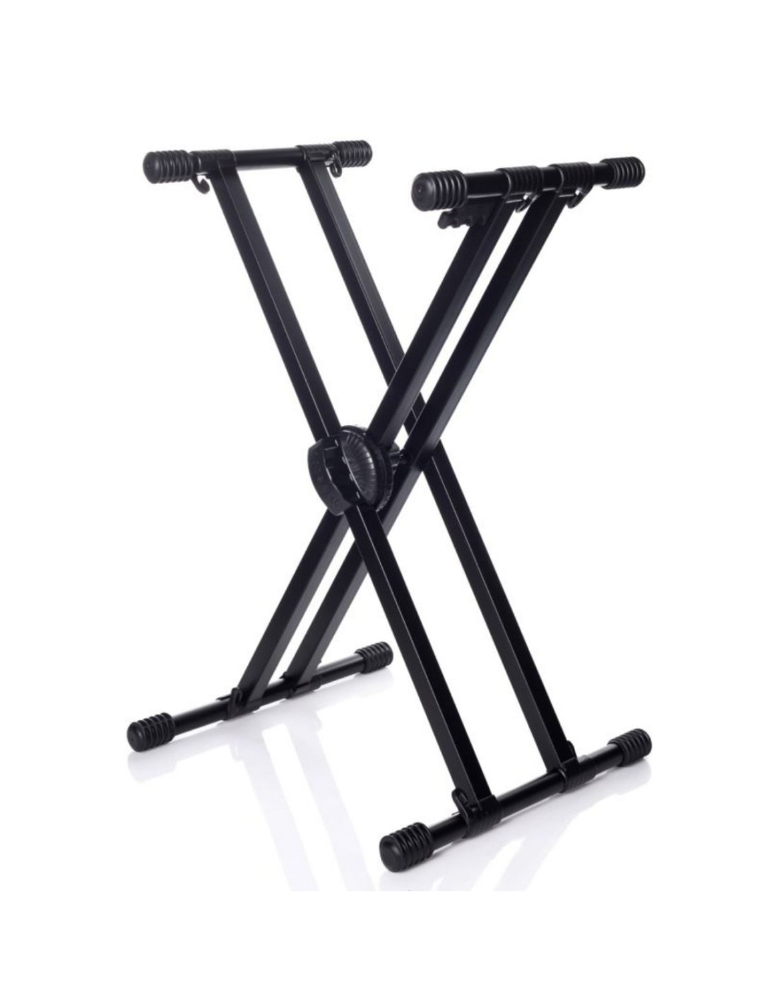 Supporto Professionale Doppio Bespeco KS22 – Montanti in Acciaio per Tastiera-paradisesound.it