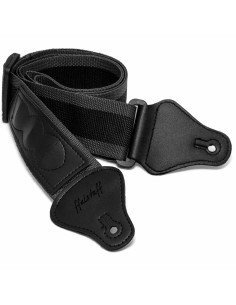 Tracolla in Nylon con Terminale in Pelle e porta plettri ffalstaff Grigia e Nera