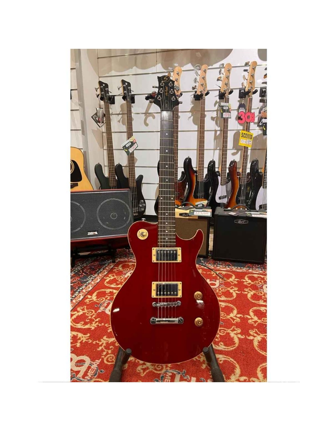 Chitarra Elettrica – Samick AV-1 WR Avion Series HH Wine Red (Usato Garantito)-paradisesound.it