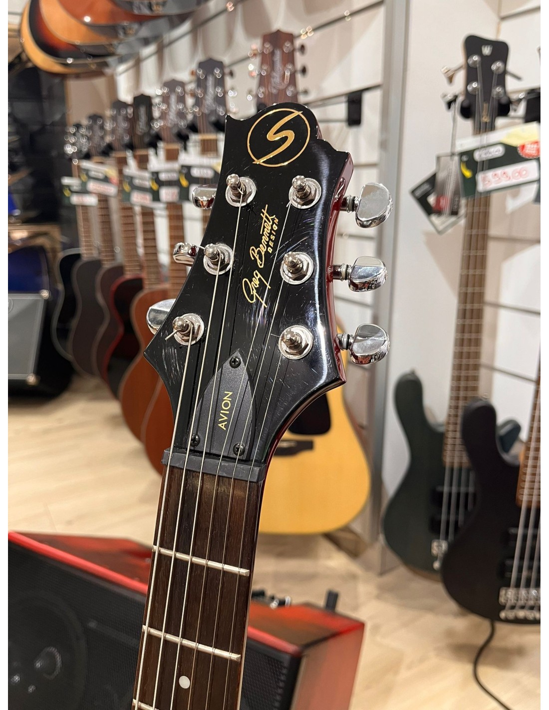 Chitarra Elettrica – Samick AV-1 WR Avion Series HH Wine Red (Usato Garantito)-paradisesound.it