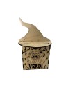 Gadget Musicali Porta Candela Halloween  Cananti - Verdi -  Natural