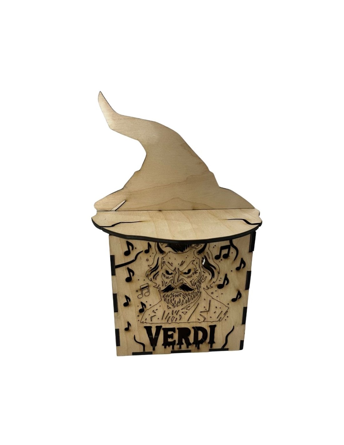 Gadget Musicali Porta Candela Halloween  Cananti - Verdi -  Natural