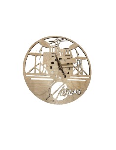 Orologio Musicale per Batteristi in Legno Natural-paradisesound.it