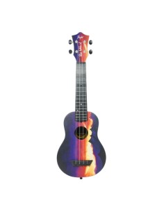 Ukulele Flight TUSEE Elise Ecklund Sunset Travel