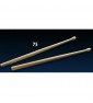 AMAT // BACCHETTE per tamburo banda 19 mm in legno frassino grezze paradisesound strumenti musicali on line