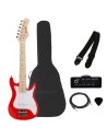 Kit Chitarra Elettrica da 30 con Ampli 3W e Accessori Rossa ffalstaff