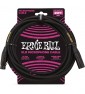Ernie Ball P06073 CAVO MICROFONO 25FT BLACK paradisesound strumenti musicali on line
