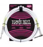 ERNIE BALL - P6049 CAVO PVC WHITE 3 M paradisesound strumenti musicali on line