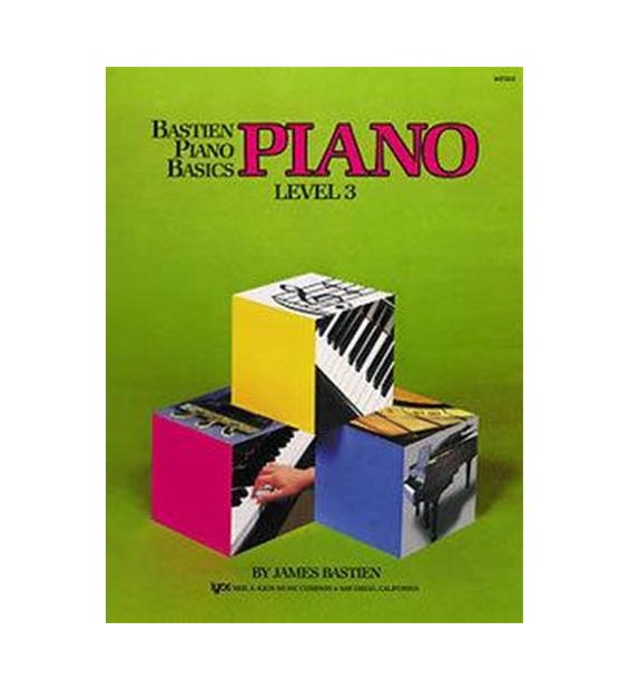 Bastien piano metodo livello 3 paradisesound strumenti musicali on line