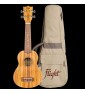 Flight DUS322 Soprano Ukulele - Zebrawood (+ Bag) paradisesound strumenti musicali on line