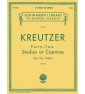 Kreutzer 42 Studies or Caprices GS25362 paradisesound strumenti musicali on line
