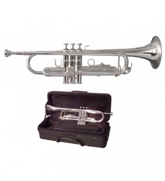 TROMBA SIb ARGENTATA 3 PISTON COMET paradisesound strumenti musicali on line