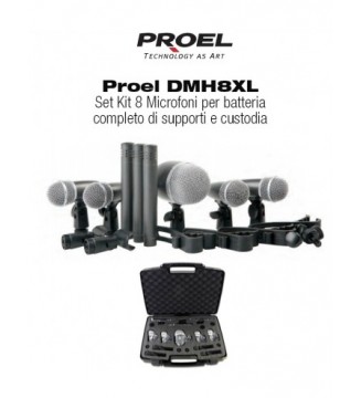 Microfoni per Batteria Eikon Kit 8 Dmh8xl-paradisesound.it 2