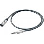 Cavo Sbilanciato Professionale Proel Bulk220lu1 Jack/Xlr 1 Metro-paradisesound.it