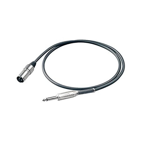 PROEL Cavo Jack mono 6.3mm - XLR maschio 5 mt. paradisesound strumenti musicali on line