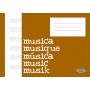 Quaderno Di Musica (Block Cahier De Musique) paradisesound strumenti musicali on line