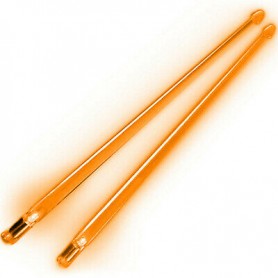 Firestix bacchette in plastica trasparente arancio paradisesound strumenti musicali on line