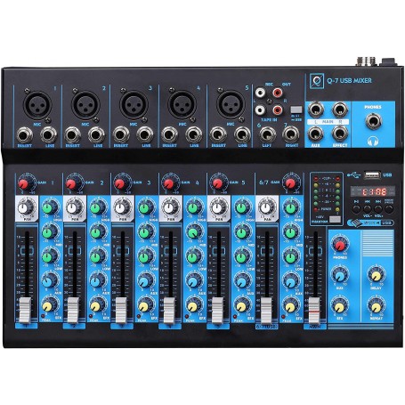 Mixer OQan 7 Canali Q7 mk2 Usb-paradisesound.it