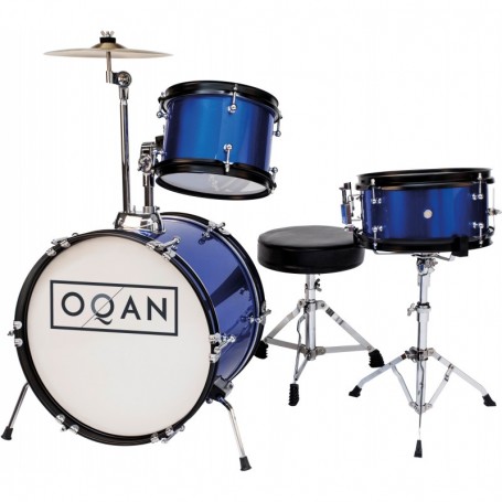 Batteria acustica junior 3 pezzi Oqan qpa-3 blue paradisesound strumenti musicali on line