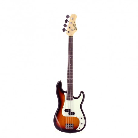 Basso elettrico 4 corde oqan qbe-pb35 sunburst paradisesound strumenti musicali on line
