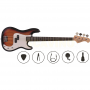 Basso Elettrico Oqan QBE-PB35 4 Corde Sunburst-paradisesound.it
