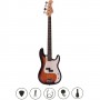 Basso Elettrico Oqan QBE-PB35 4 Corde Sunburst-paradisesound.it