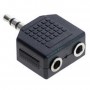 ADATTATORE SPINA STEREO 3,5-2 PRESE STEREO 3,5 (SC)-paradisesound.it