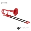 P-BONE ABS TROMBONE MINI ROSSO CON BORSA E BOCCHINO paradisesound strumenti musicali on line